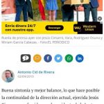 El Periódico Extremadura, 2 septiembre 2015. Vara ofrece a dedo el Festival a Cimarro.