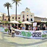 El movimiento anti-mina se ha extendido por toda Extremadura. Aquí, en Mérida, la capital