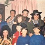 El periodista y su primera esposa, invitados en una fiesta en casa de El Jerezano en los años 70. ARCHIVO J.M. PAGADOR