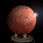 il mondo XVII Mars – Ø 48 x h56 cm – 19 Kg – piedra Puzporex patinada